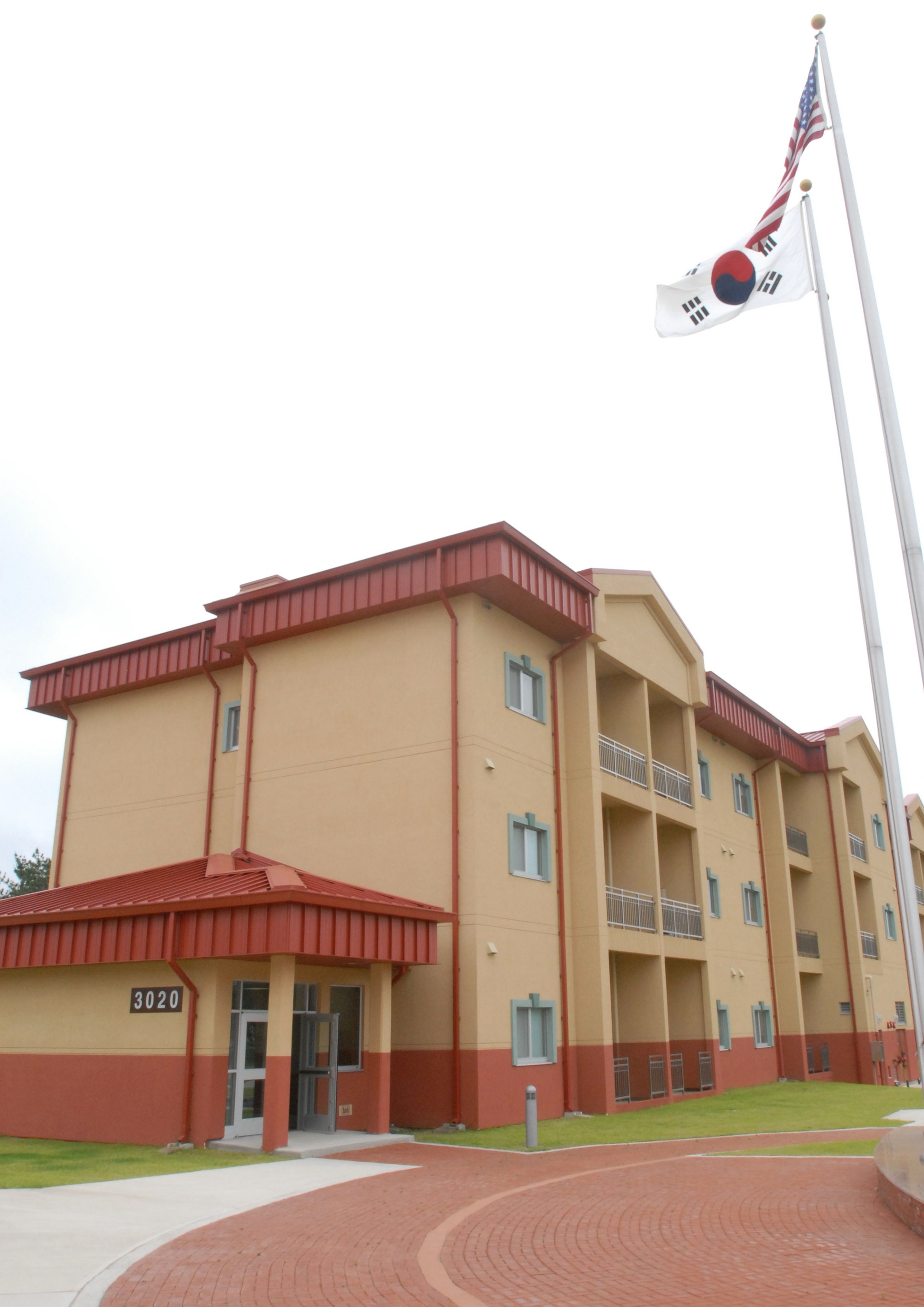 Barracks at Camp Mujuk, South Korea (2007).