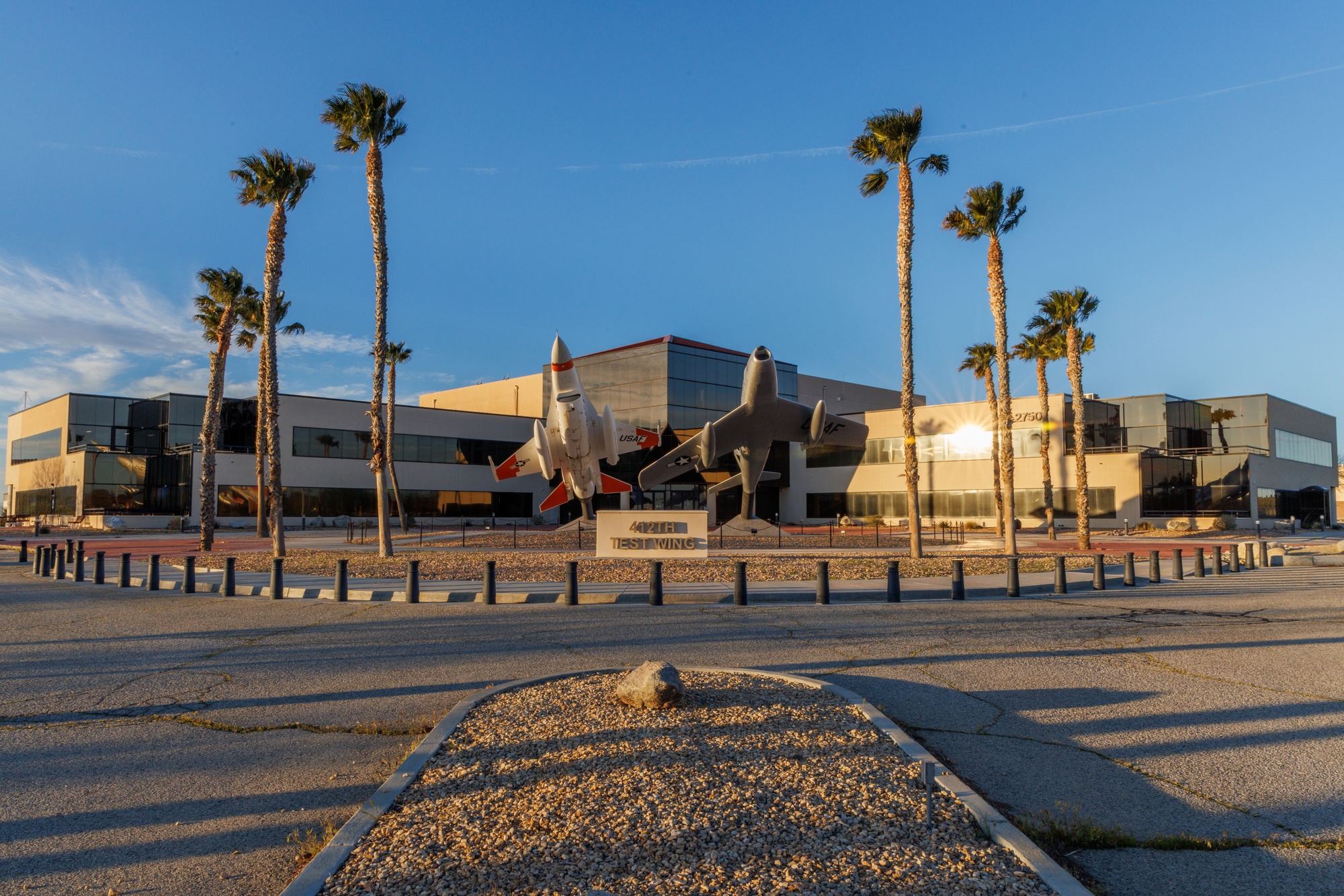 412th Test Wing headquarters at Edwards Air Force Base (2024).