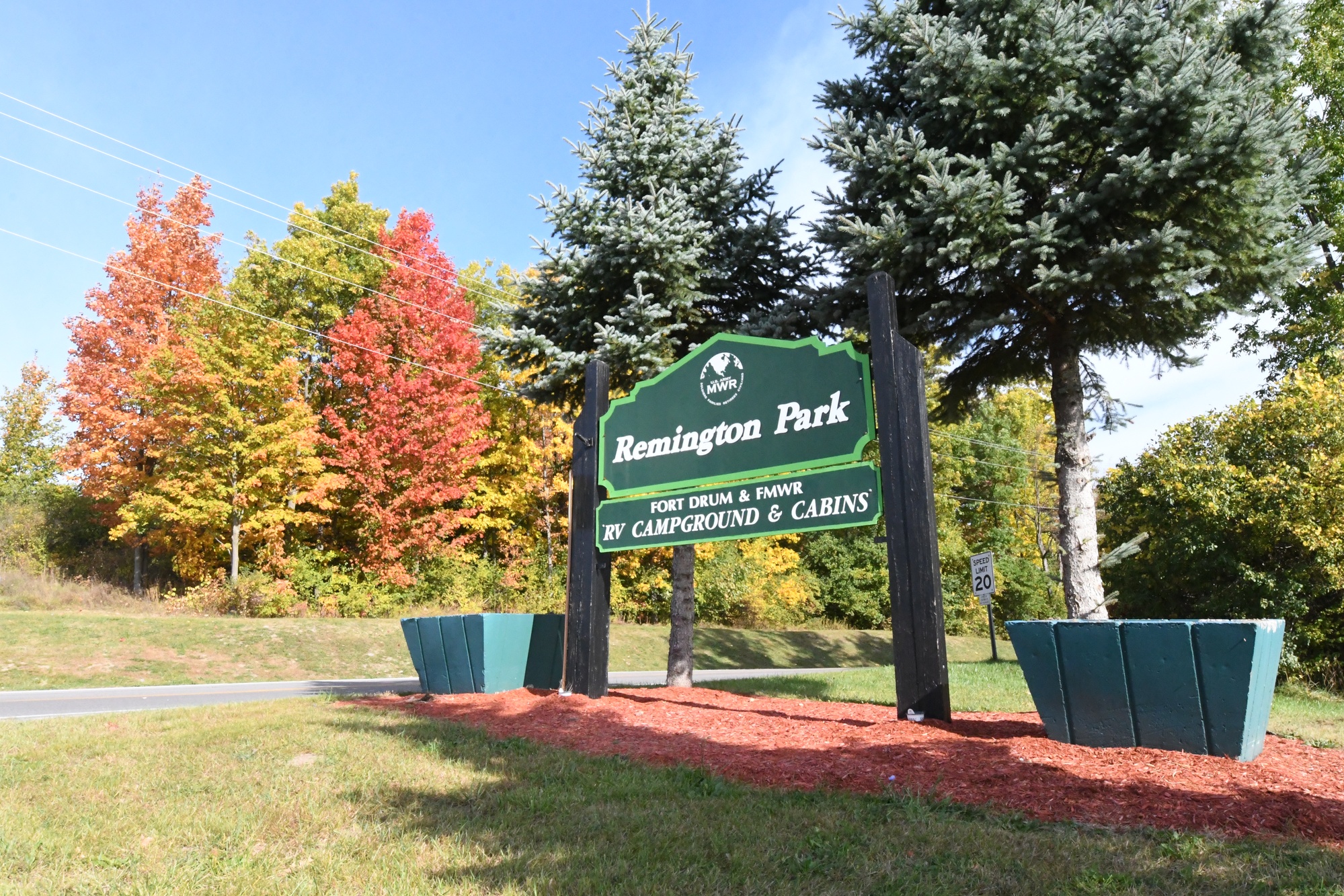 Autumn at Remington Park on Fort Drum (2023).