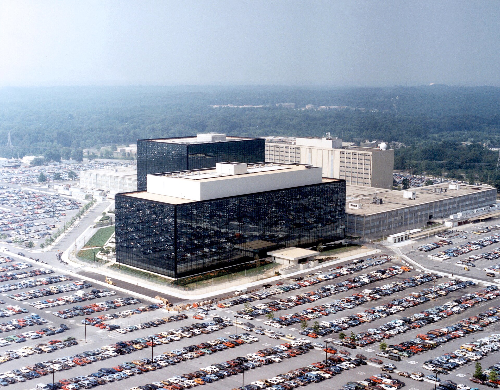 National Security Agency headquarters at Fort Meade, Maryland.