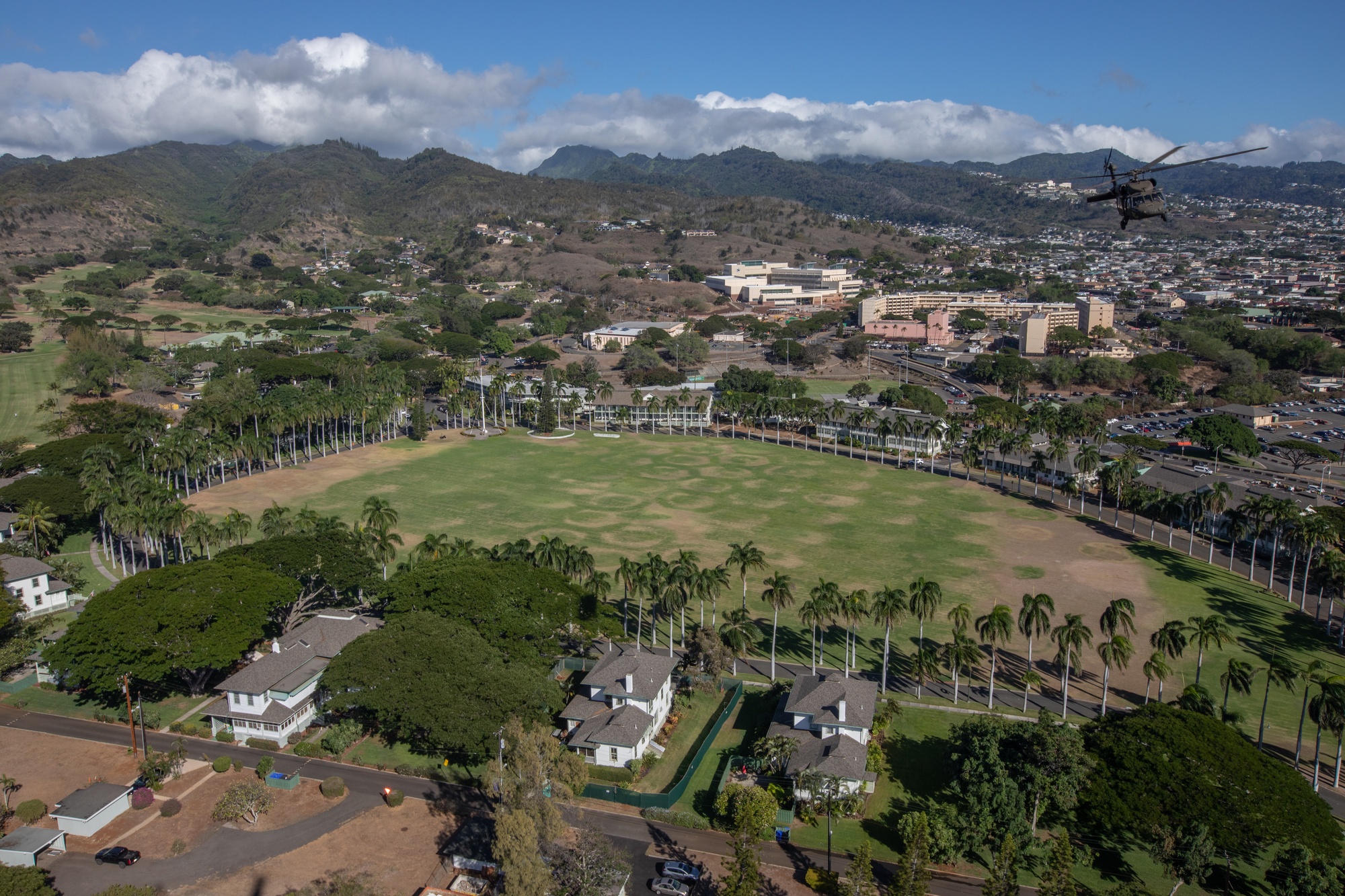 Palm Circle at Fort Shafter (2021).