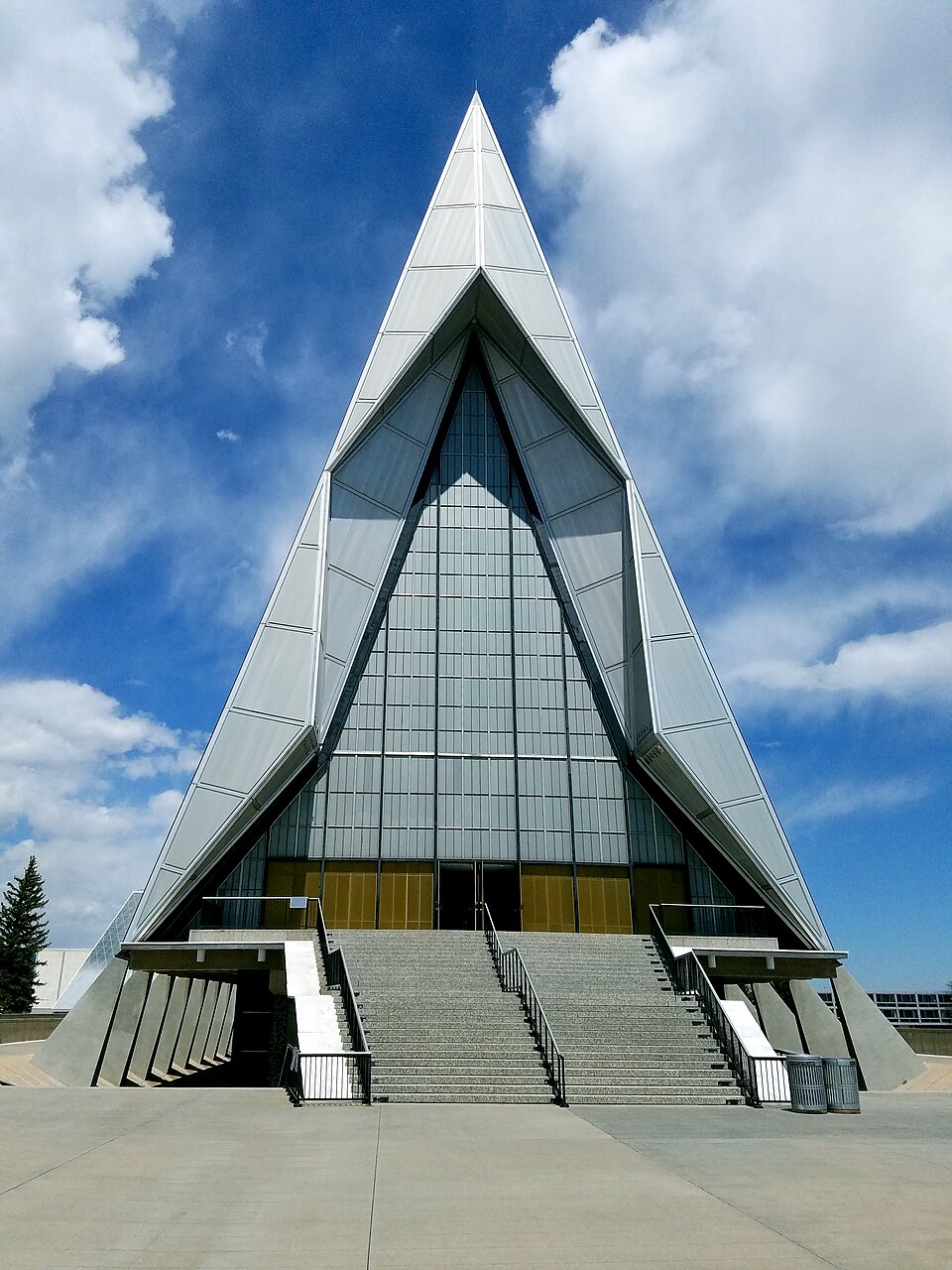 The Cadet Chapel at the U.S. Air Force Academy, Colorado (2018).