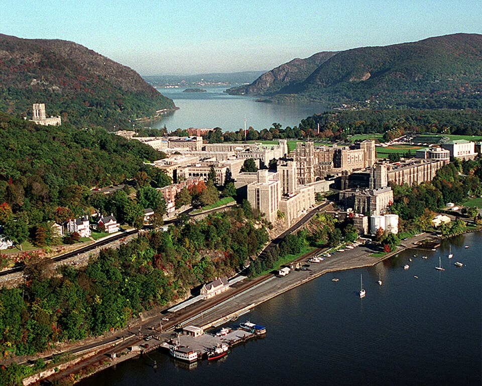 West Point overlooking the Hudson River (2002).