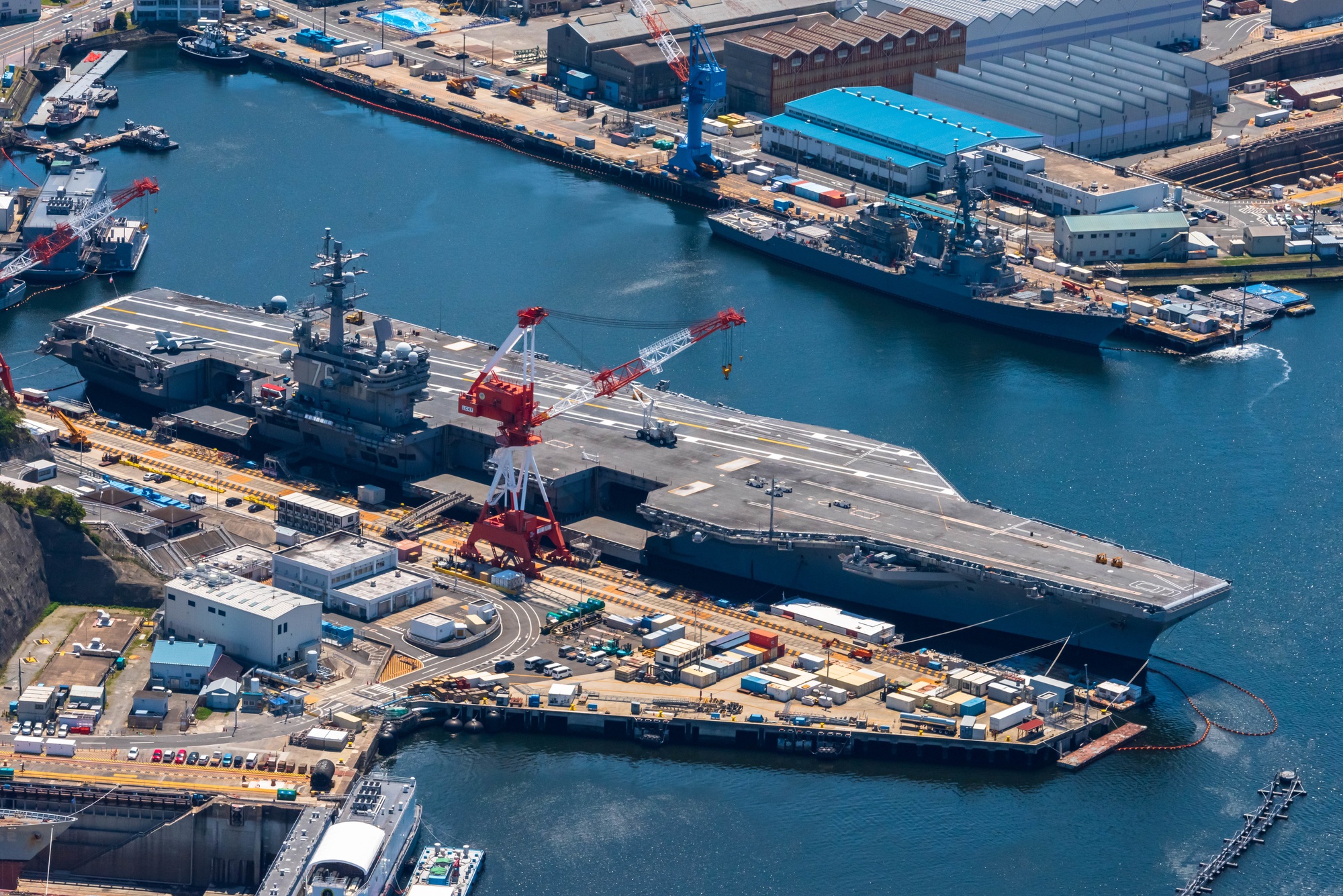 USS Ronald Reagan at Fleet Activities Yokosuka (2020).