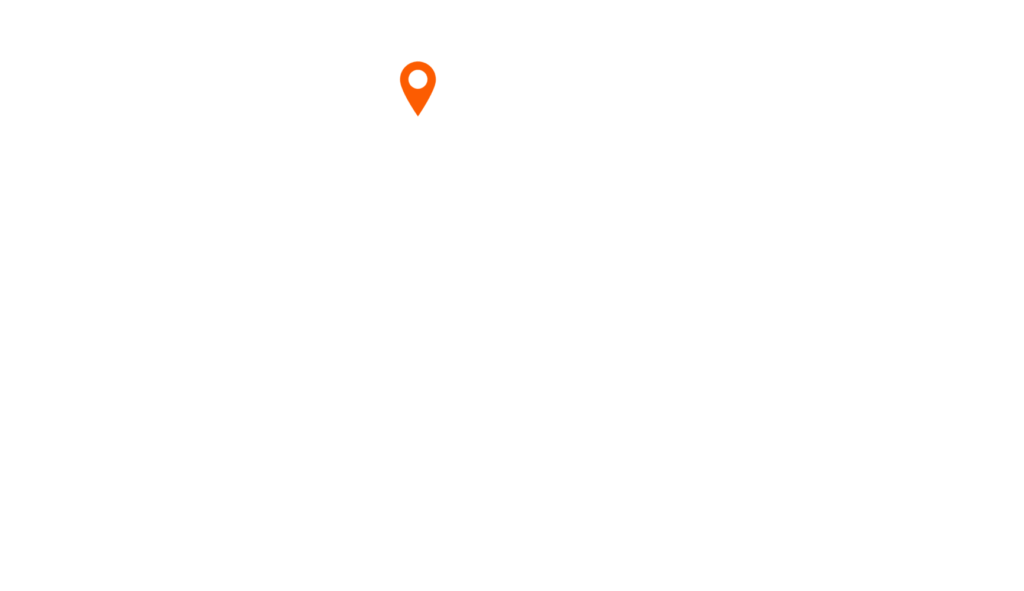 outline of hawaii with a pin on B&T's location