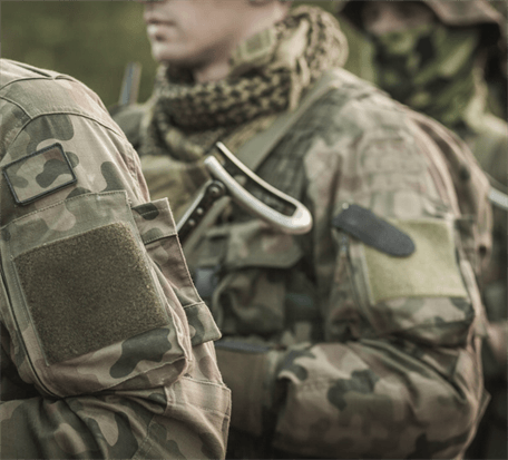 Military officers in uniform