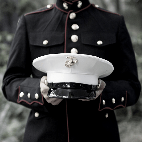 An officer in uniform