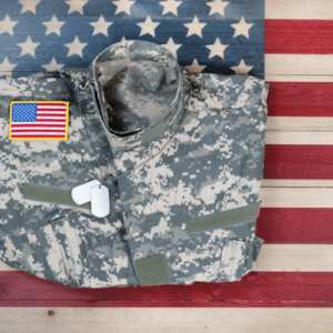 Military property, including uniform and dog tags