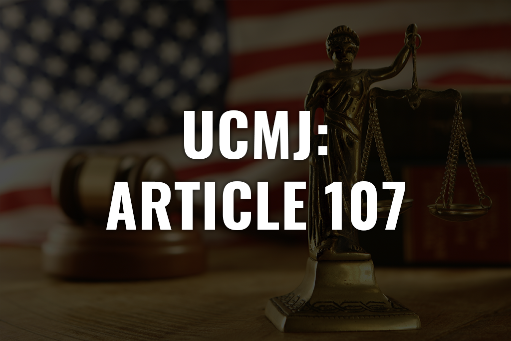 UCMJ Article 107